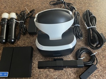 PSVR + kamera + 2x pad MOVE PS4 PS5