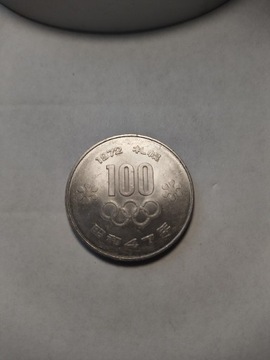 Japonia 100 jenów 1972 Olimpiada Sapporo