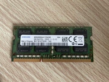 Pamięć RAM DDR3L 8GB 2Rx8 PC3L-12800S 11-13-F3