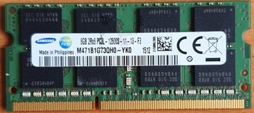 Pamięć RAM 8GB SAMSUNG 2Rx8 PC3L-12800S-11-13-F3