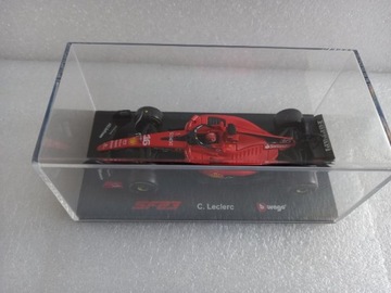 Bburago F1 Ferrari SF23 Leclerc 1:43 z kaskiem
