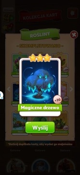 MAGICZNE DRZEWO COIN MASTER KARTA