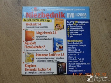 Komputer Świat -Twój Niezbędnik nr 1/2008   DVD