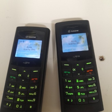 Telefony komórkowe stare 2 sztuki