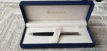 Waterman długopis czarno srebrn Hemisphere Deluxe 