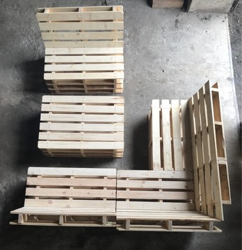 Drewniane meble ogrodowe z palet 