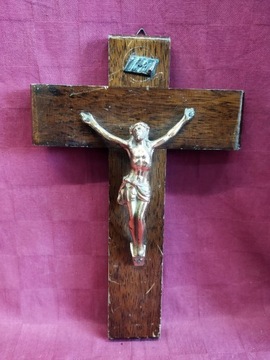 Drewniany krzyż Krucyfiks 30cm 6624