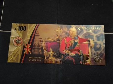 Ł100 KING CHARLES 3