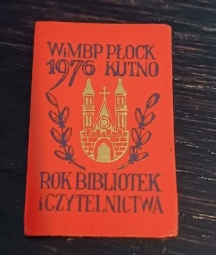KUTNO, PŁOCK-1976-Rok Bibliotek i Czytelnictwa