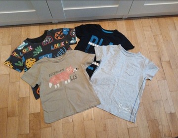 Czteropak T-shirtów dla Chłopca 110 różne marki