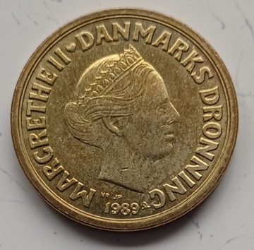 Dania - 10 koron 1989r.
