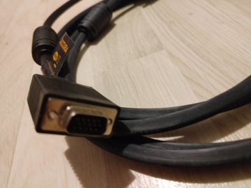 Kabel VGA do VGA Accura  gruby długość 3.0m