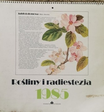 Kalendarz 1983 Rośliny i radiestezja