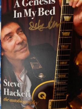 Genesis Steve Hacket autograf!ksiązka z autografem