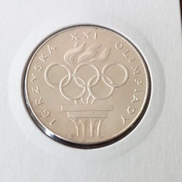 200 zł złotych 1976 r.  XXI Olimpiada - stan 1 