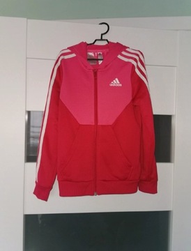 Bluza z kapturem Adidas rozm. 140