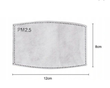 Filtr do maseczki Hepa węglowy PM 2.5 N95