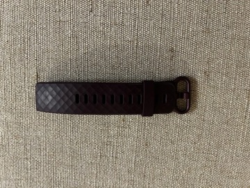 Pasek do zegarka Fitbit Charge bordo roz. S