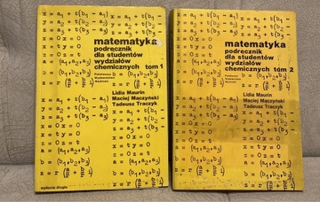 Matematyka dla studentów wydziałów chemicznych