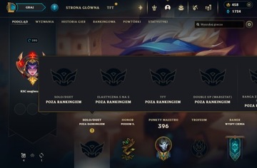 League of Legends Konto | 395Lv | 164 Skin | EUW 