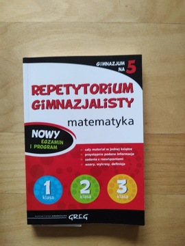 Repetytorium Gimnazjalisty matematyka GREG