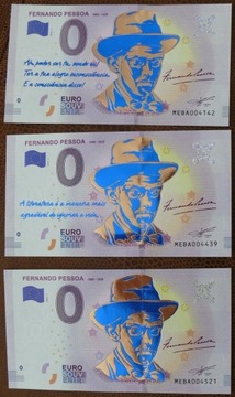 Banknoty 0 Euro Souvenir Pessoa 2018-1 GOLD Zes. 3
