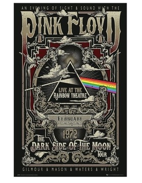 Plakat zespołu Pink Floyd - bez ramy 
