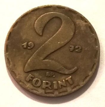 2 forinty 1972 Węgry