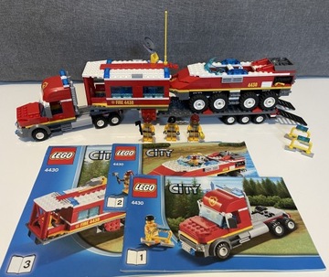 LEGO City 4430 Transport straży pożarnej, komplet