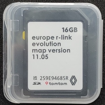 Aktualizacja map Renault R-Link EU 1105