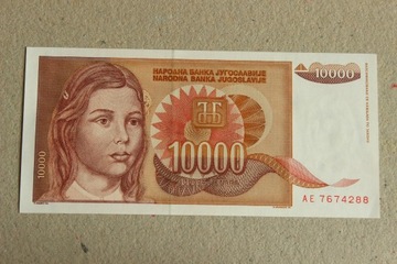 Jugosławia - 10000 Dinarów 1992r. - St.1/1-. - #14