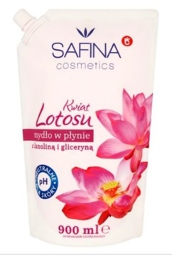 Safina mydło w płynie zapas 900ml kwiat lotosu