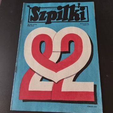 Czasopismo SZPILKI 1977r.,stara gazeta PRL