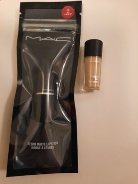 MAC retro matte szminka 701 i Studio fix fluid