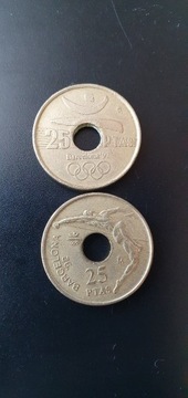 Hiszpania 25 peset 1991 rok