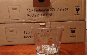 Szklanki whisky Finlandia 270ml