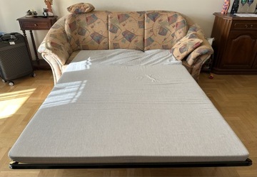 Kanapa z funkcją spania sofa łóżko rozkładane zestaw wypoczynkowy super