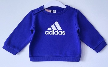 Niebieska niemowlęca chłopięca bluza Adidas 68