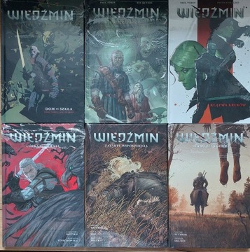 Komiks Wiedźmin Tomy 1-6 Dom ze szkła +5 kolejnych