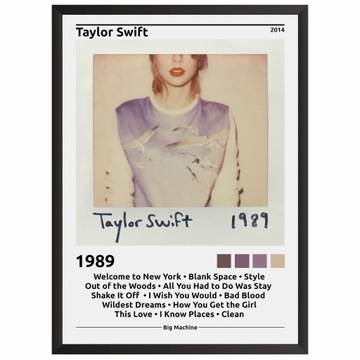 Taylor Swift 1989 Plakat z albumem