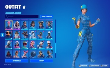 KONTO FORTNITE WILD CAT I INNE OG SKINY