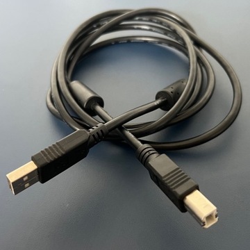 5-pack Kabel USB A/B A->B 1,8m NOWY czarny
