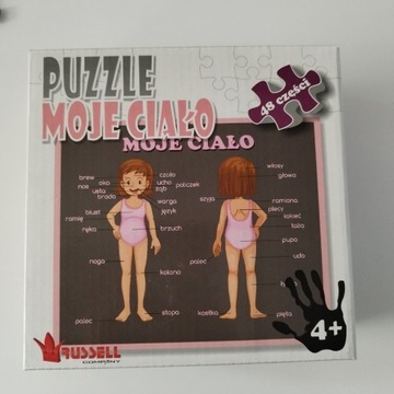 Puzzle Moje ciało 48 części 