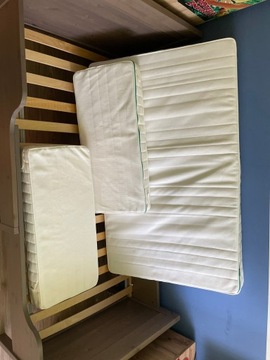Łóżko dziecięce IKEA 80x130(165)(200) plus materac