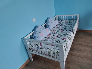 Łóżko guliwer Ikea 90x160 + materac Havea