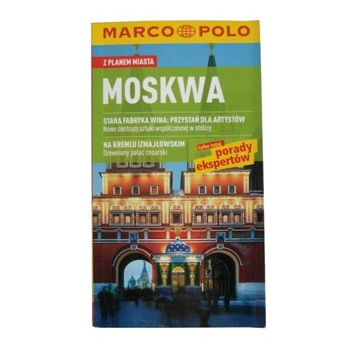 Moskwa z planem miasta Przewodnik Marco Polo