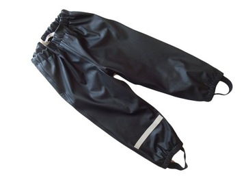 H&M gumowane spodnie przeciwdeszczowe POLAR 98