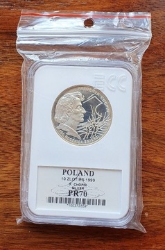 10zł | 1999r. | Fryderyk Chopin| PR70 | Ag