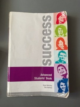 SUCCESS Advanced Students’ Book PEARSON