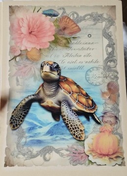 Pocztówka z żółwiem 